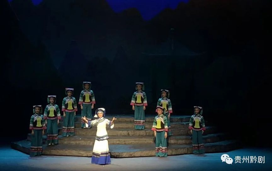 黔劇《臘梅迎香》參加2022年多彩貴州文化藝術...